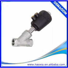 single action pneumatic control angle seat piston valve JZF-25